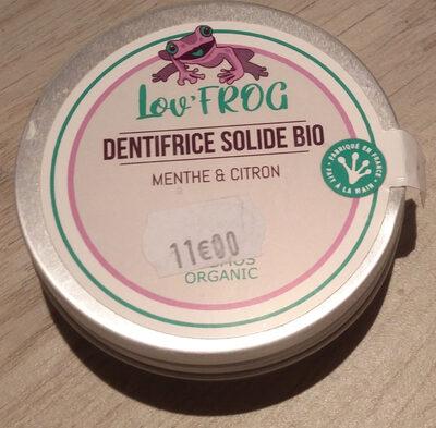 dentifrice solide bio