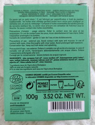 Savon à froid corps. Au coeur de l'oasis