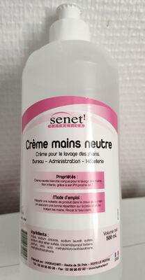 senet, crème mains neutre