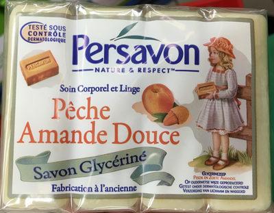Pêche Amande Douce savon glycériné
