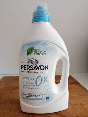 Persavon lessive 0%