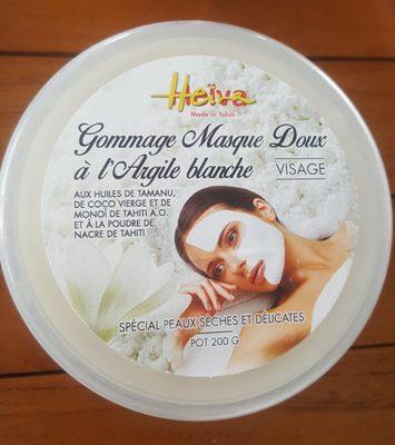 Gommage Masque Doux à l'argile Blanche