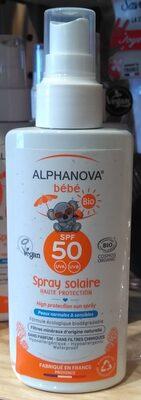 spray solaire haute protection 50 bebe