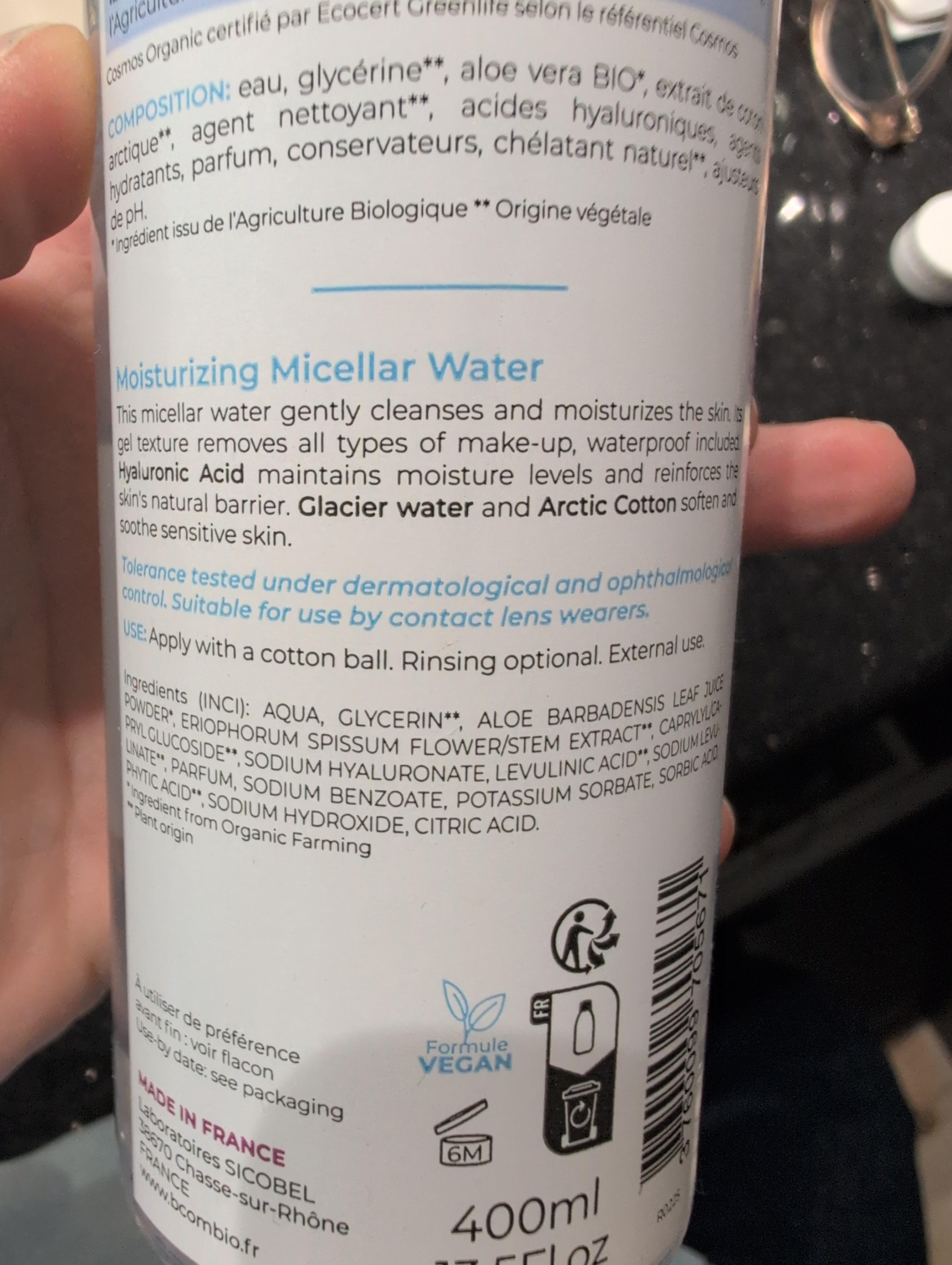 Eau micellaire hydratante