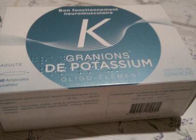 granions de potassium