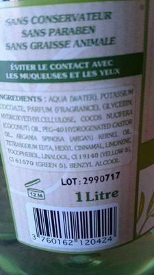 MKL Savon De Marseille the Vert 1 Litre