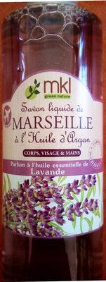 Savon liquide de Marseille à l'huile d'Argan Lavande