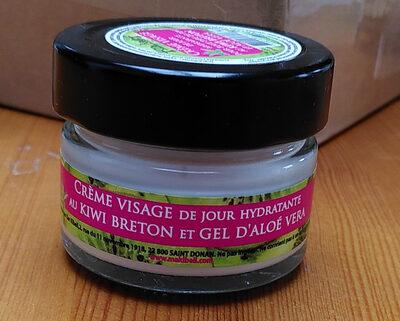 Crème visage de jour hydratante au kiwi breton et au gel d'aloé vera