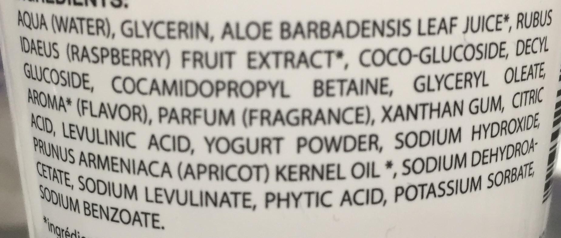 Toofruit Sensibulle Gelée De Douche Haute Tolérance Framboise Fraise