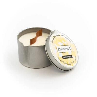 bougie de massage fleur de tiaré