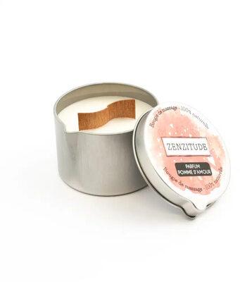 Bougie de massage pomme d'amour