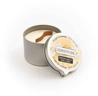 bougie de massage vanille tonka