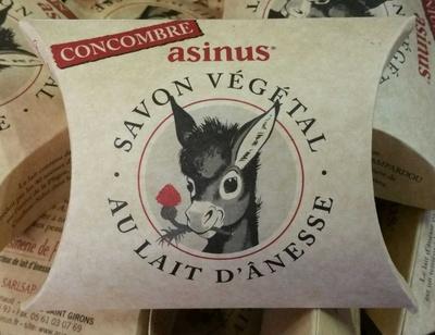 Savon végétal au lait d'ânesse Concombre