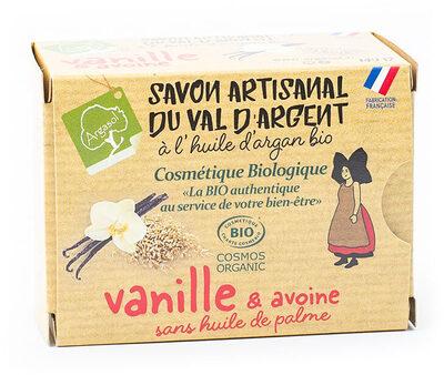 Savon artisanal du Val d'Argent à l'huile d'argan bio Vanille Avoine