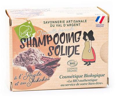 shampooing solide à l'argile et shikakai