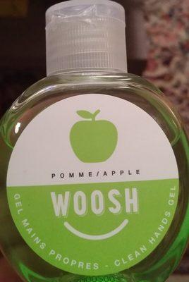 Gel mains propres pomme