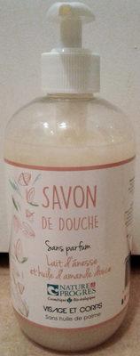 Savon de douche lait d'ânesse et huile d'amande douce