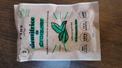 Dentifrices à croquer