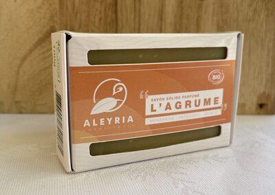 Savon solide L'agrume - Aleyria Cosmétiques