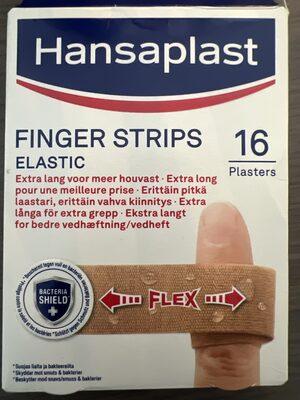 Elastic finger strips / bandaids