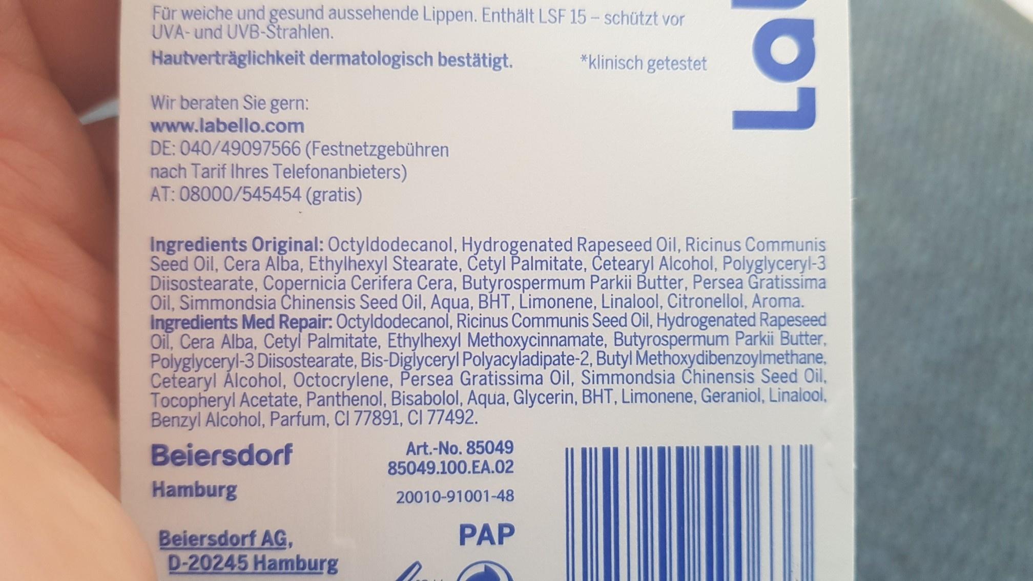 labello All-Wetter set