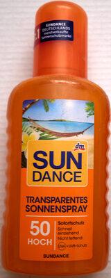 Transparentes Sonnenspray LSF 50 hoch