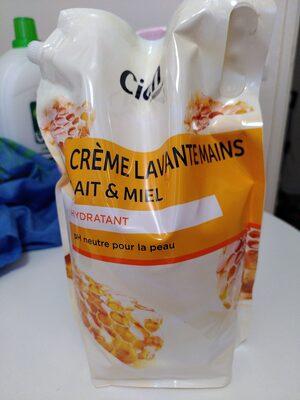 Crème lavante mains lait et miel