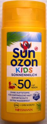 Kids Sonnenmilch LSF 50 hoch