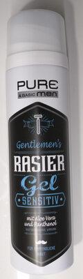 Gentlemen's Rasiergel, sensitiv mit Aloe Vera & Panthenol
