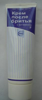 aftershave cream with vitamin F