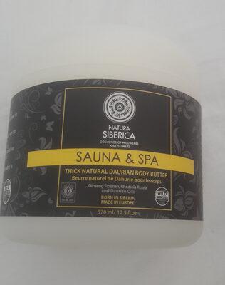 Sauna & Spa thick natural body butter