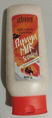 Papaya Milk Scented Cream Body Scrub