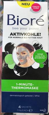1-Minute-Thermomaske Aktivkohle!