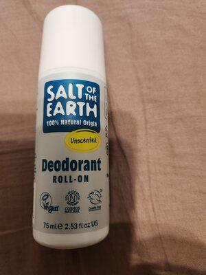 Salt of the Earth: Effective Natural Deodorant Roll-On: Unscented
