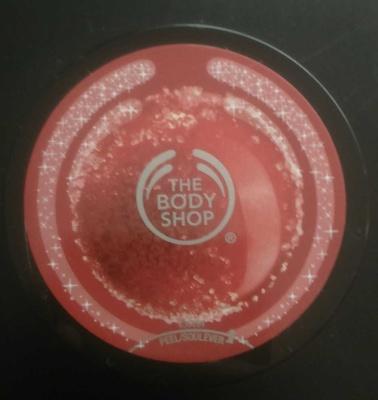 Canneberge givrée exfoliant au sucre