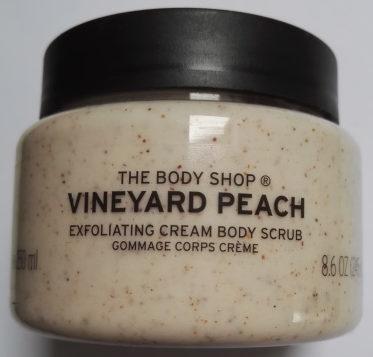 The body shop gommage corporel pêche de vigne