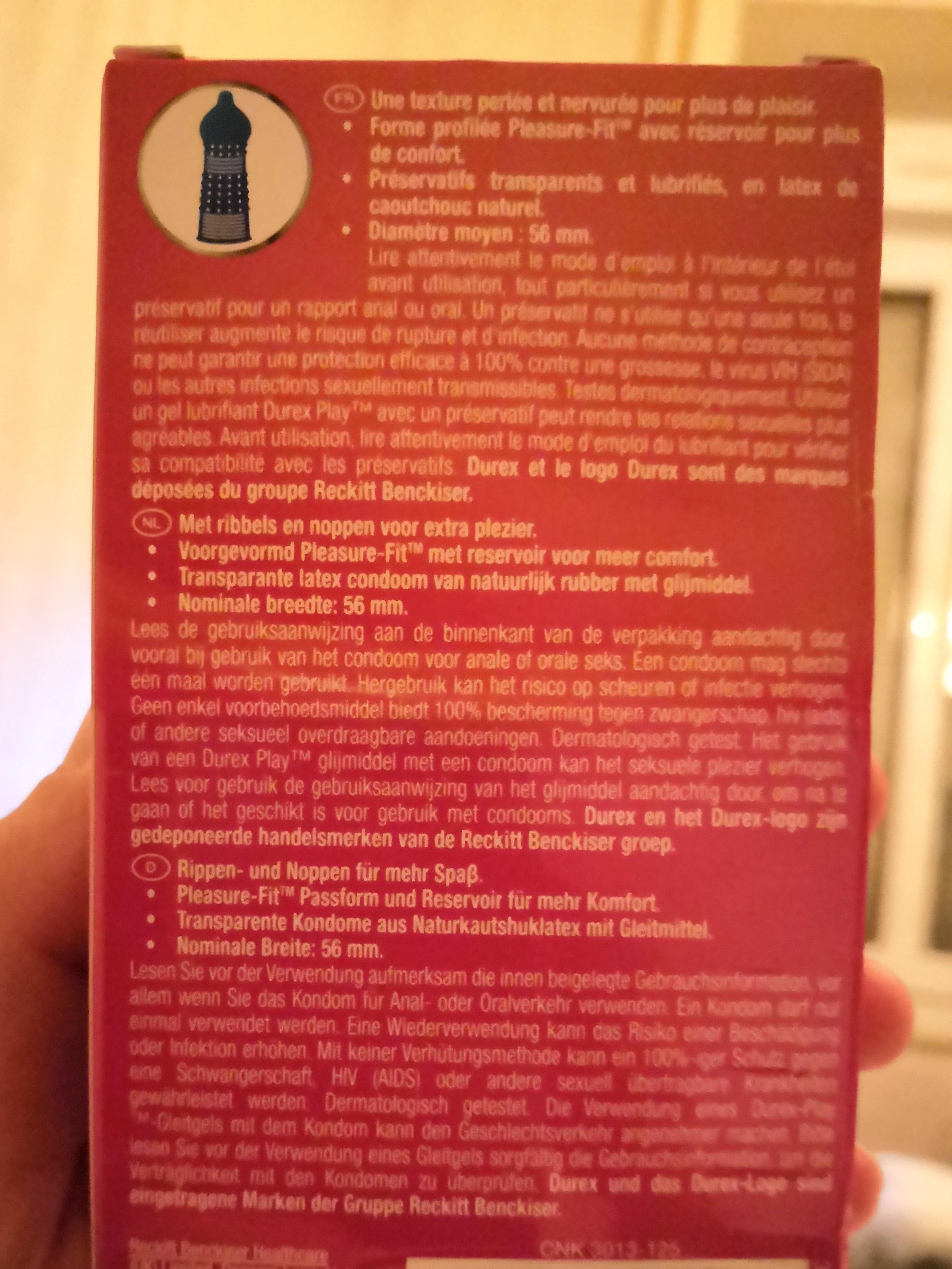 Pleasuremax, préservatifs perlés et nervurés pour un maximum de plaisir à 2