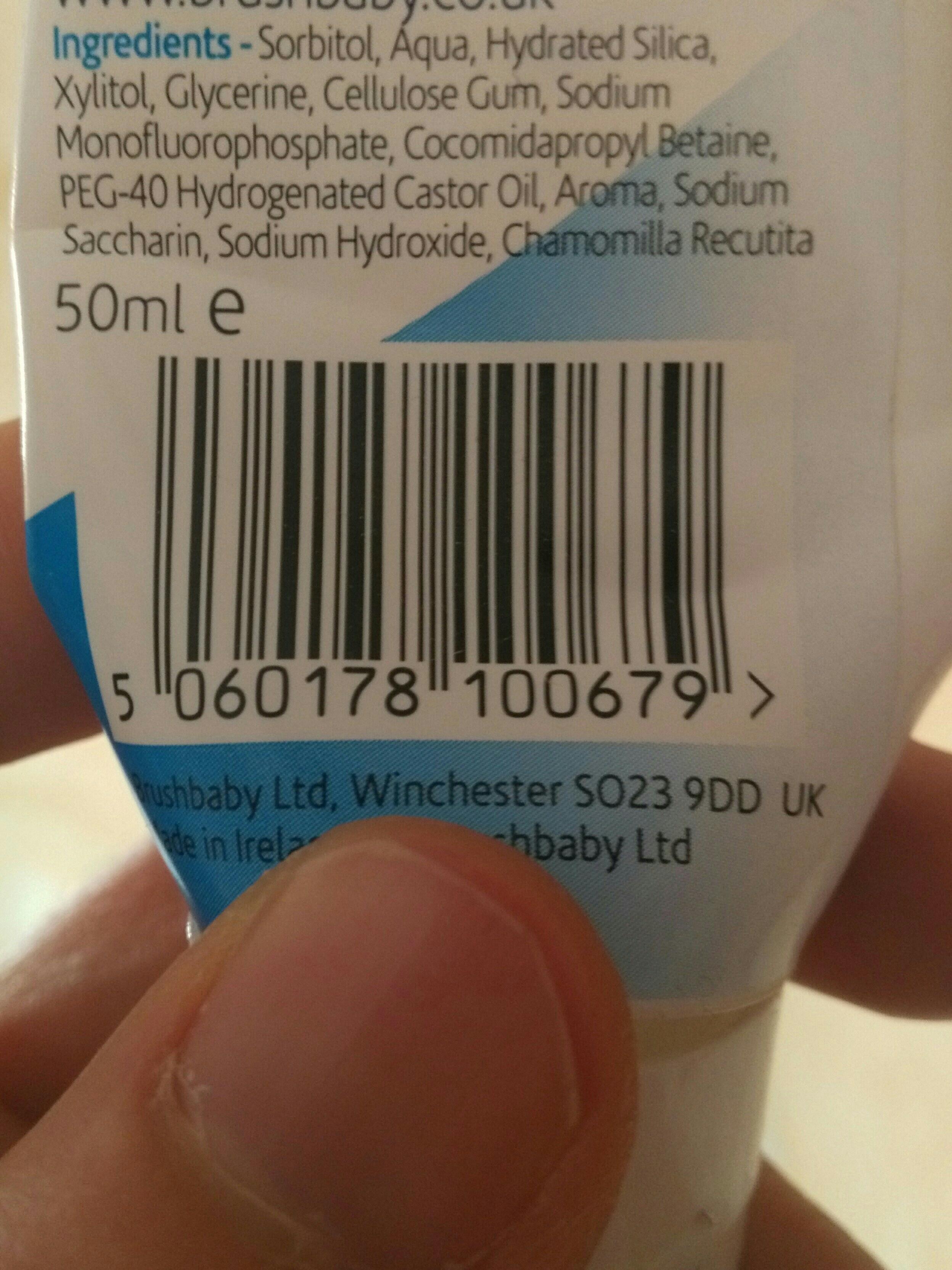 Brush Baby Teething Toothpaste