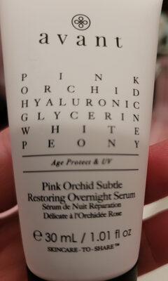 Avant pink orchid subtle restoring overnight serum