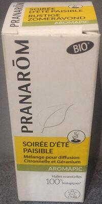 Soirée d'été paisible - Mélange pour diffusion - Citronelle et Géranium