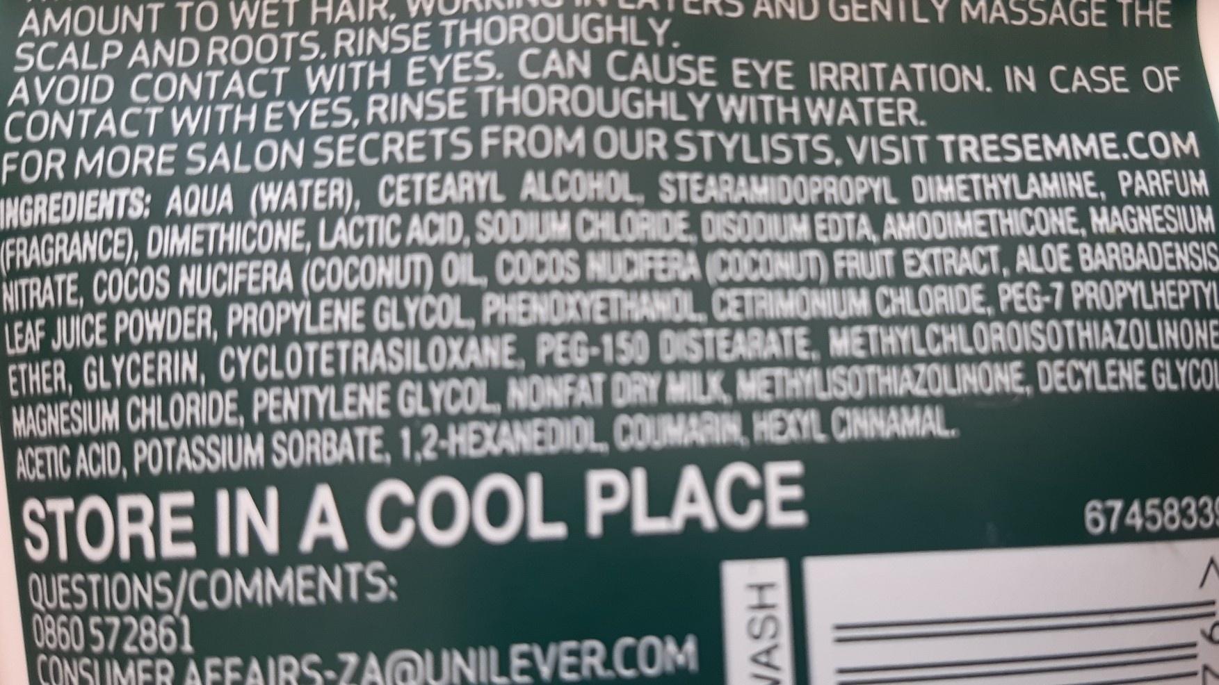 Tresemme condotioner