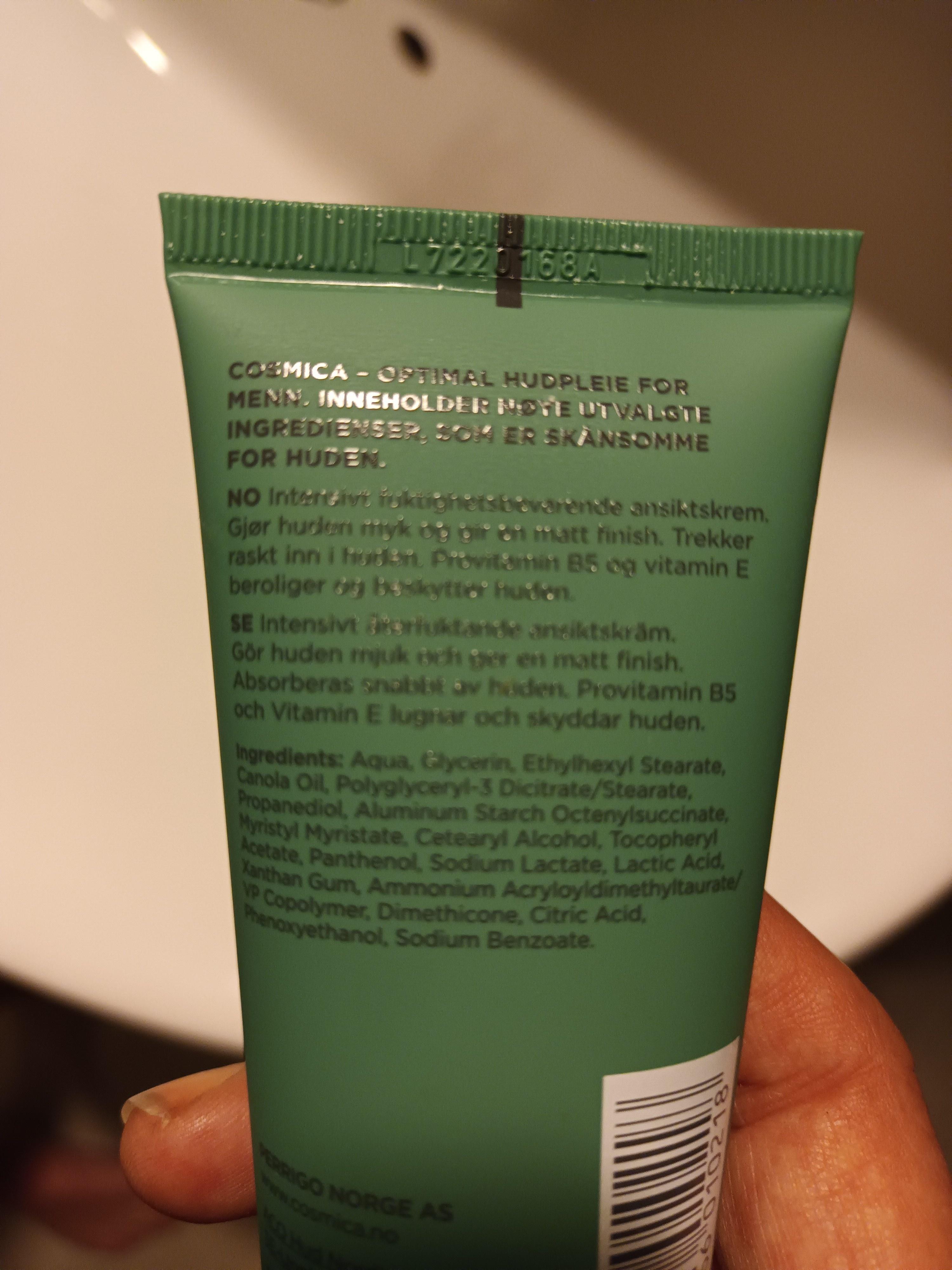 face cream moist cosmica