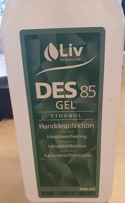 des 85 gel handdesinfektion