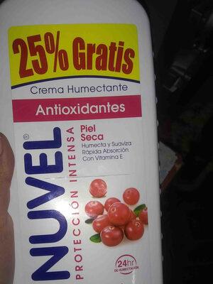 Crema antioxidantes
