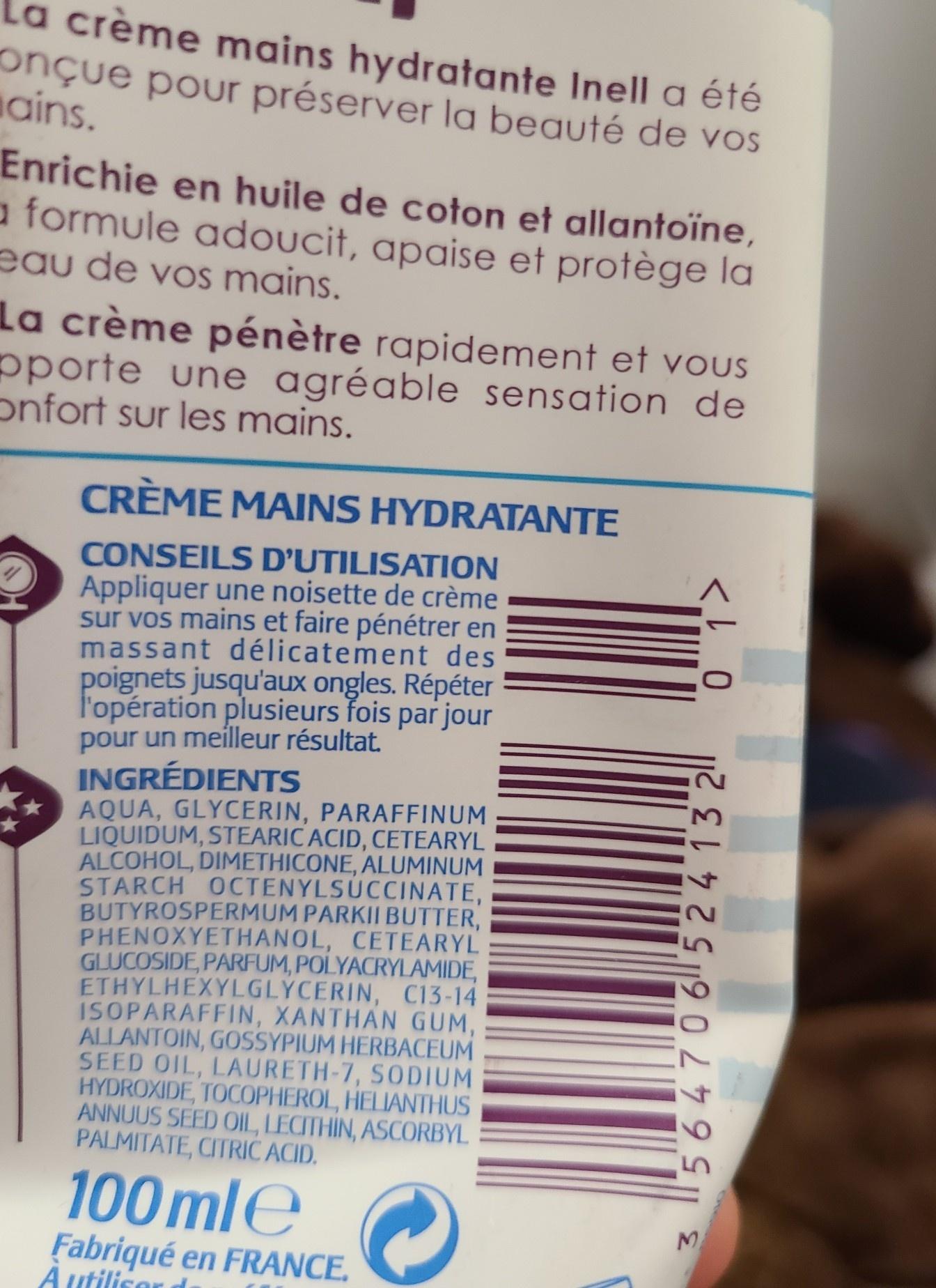crème mains