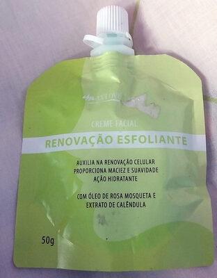Creme Facial Renovação Esfoliante