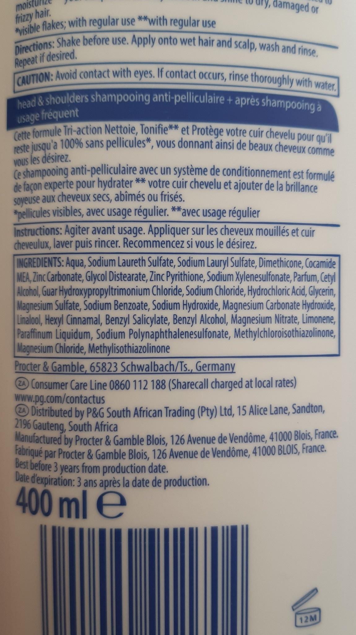 Head & Shoukders 2 in 1 Shampoo