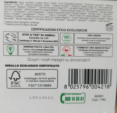 Crema viso 24 h biologica nutriente