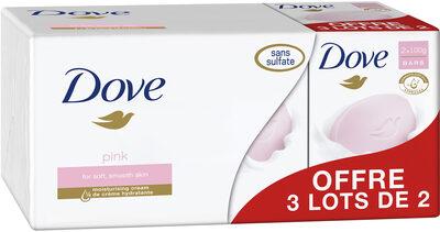 Dove Savon Pain de Toilette Pink Lot 2x100g