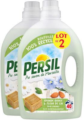 Persil Lessive Liquide Amande Douce 2l 40 Lavages Lot de 2